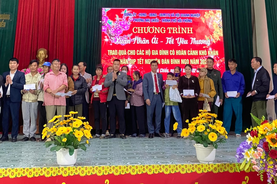 Hội Doanh nghiệp phường Nhị Chiểu hỗ trợ 709 suất quà trong chương trình ‘Xuân nhân ái – Tết yêu thương’