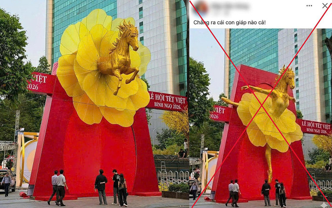 Phạt người dùng AI xuyên tạc hình linh vật ngựa 7,5 triệu đồng
