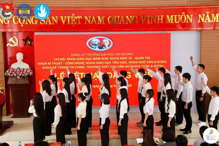 Hải Phòng tạo nguồn đảng viên trẻ bài bản ngay từ đầu năm