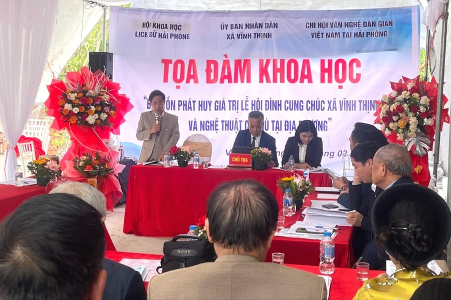 Phát huy giá trị lễ hội đình Cung Chúc và nghệ thuật ca trù