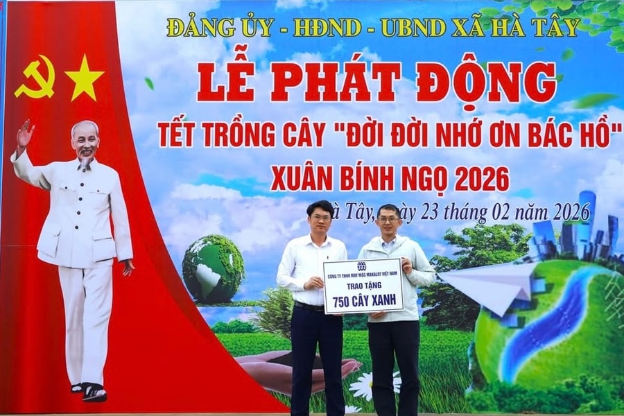 Công ty Makalot Việt Nam tặng hơn 900 cây xanh tại lễ phát động 'Tết trồng cây đời đời nhớ ơn Bác Hồ'