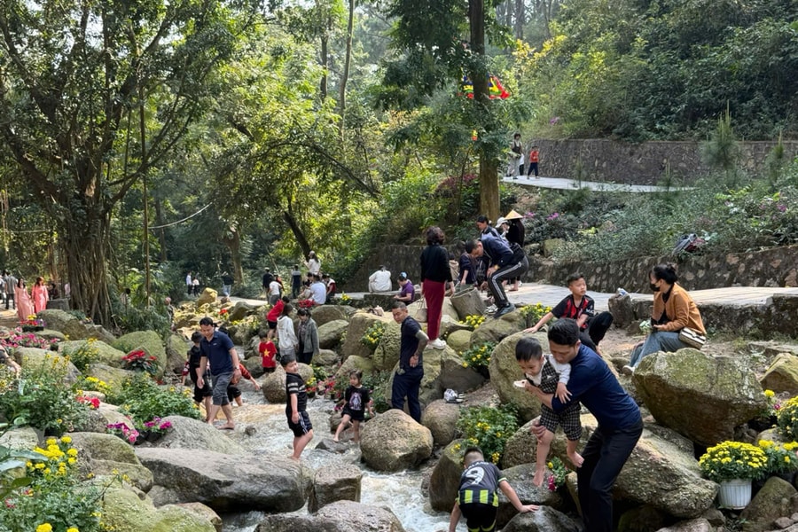 Con Son stream revives during spring festival season