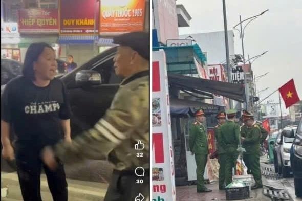 Công an xác minh vụ người phụ nữ khoá bánh xe ô tô đỗ trước cửa hàng