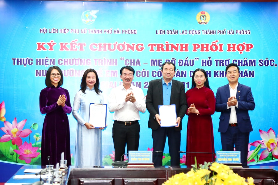 50 trẻ mồ côi ở Hải Phòng sẽ có cha, mẹ đỡ đầu