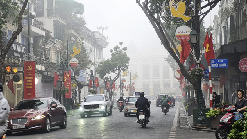 Bắc Bộ và Bắc Trung Bộ tiếp tục duy trì trạng thái rét về đêm và sáng sớm