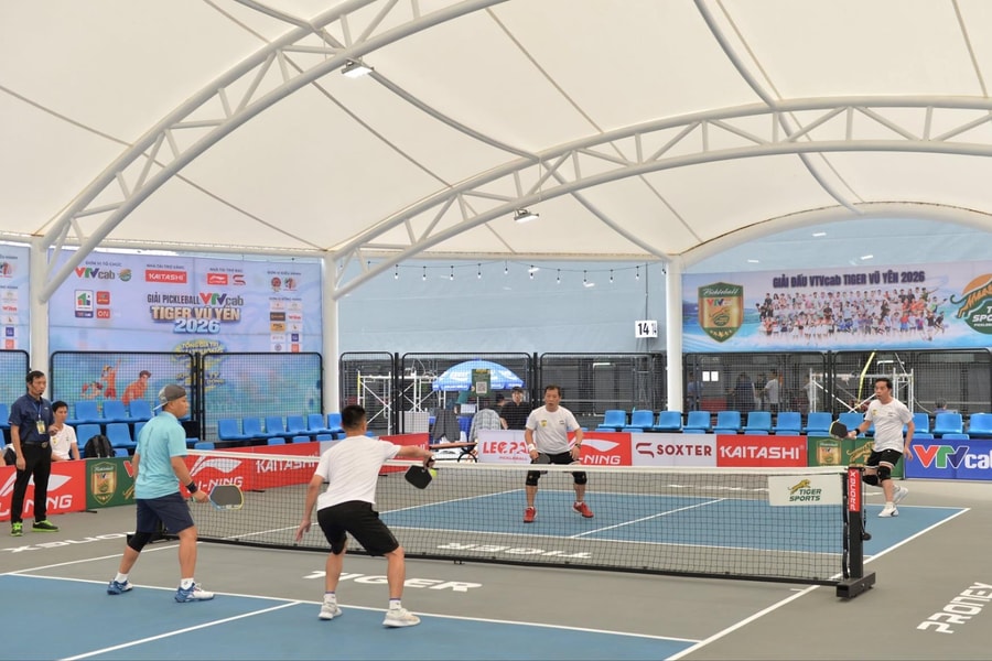 Dàn tay vợt quốc tế tranh tài tại pickleball VTVcab Tiger Vũ Yên 2026