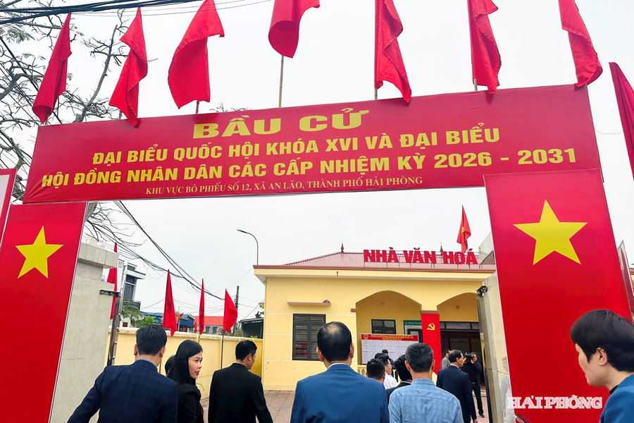 Hải Phòng hoàn thành phát phiếu bầu cử về các xã, phường, đặc khu