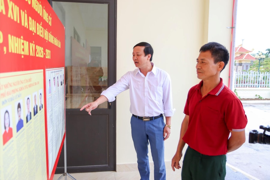 Xã ven biển Kiến Hải khẩn trương chuẩn bị bầu cử