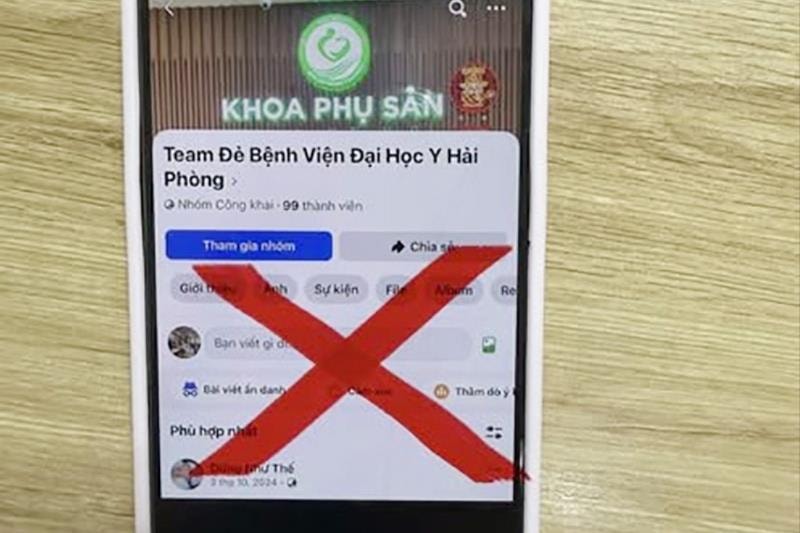 Giả mạo nhóm Facebook của bệnh viện để trục lợi
