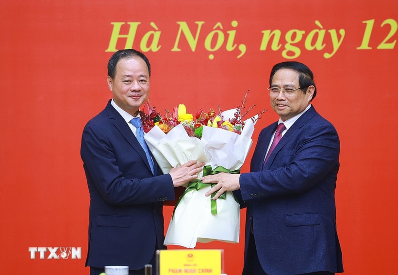 Trao quyết định bổ nhiệm Chủ tịch Viện Hàn lâm Khoa học và Công nghệ Việt Nam