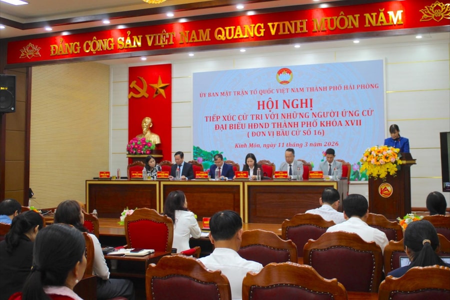 Ghi nhận từ những buổi tiếp xúc cử tri vận động bầu cử ở Hải Phòng