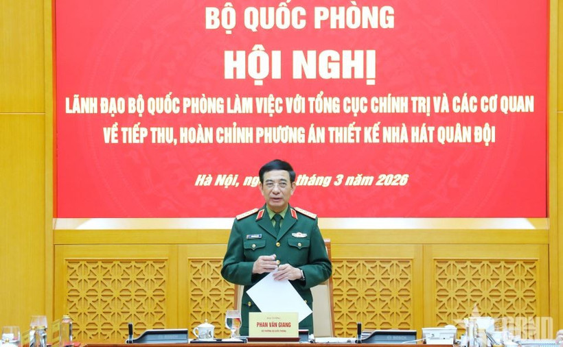 Phấn đấu hoàn thành Nhà hát Quân đội trước 22/12/2028