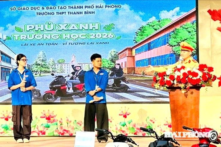 Nâng cao ý thức văn hóa giao thông cho học sinh Trường THPT Thanh Bình