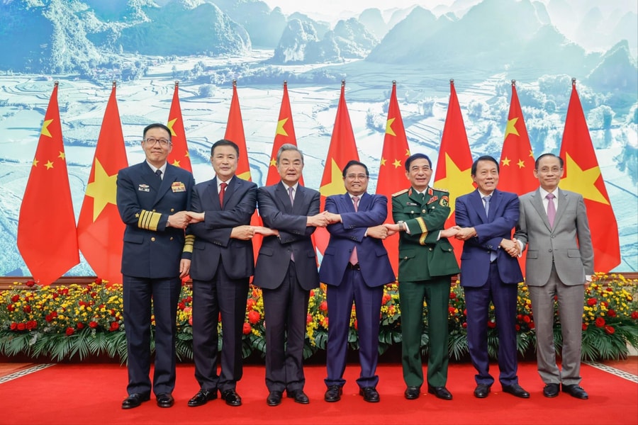 Thủ tướng Phạm Minh Chính tiếp các Bộ trưởng Trung Quốc nhân dịp Đối thoại chiến lược 3+3