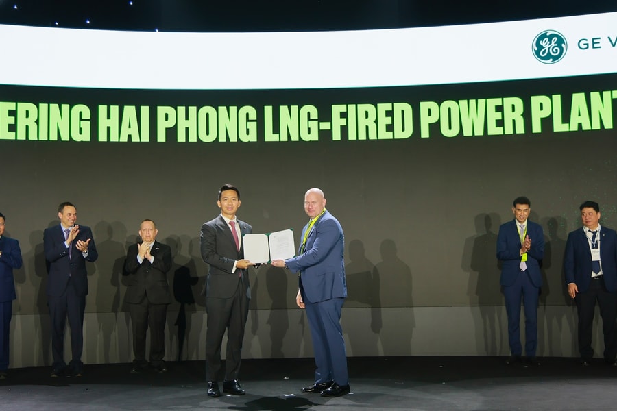 Nhà máy điện LNG VinEnergo Hải Phòng sử dụng tua bin khí, máy phát điện của GE Vernova