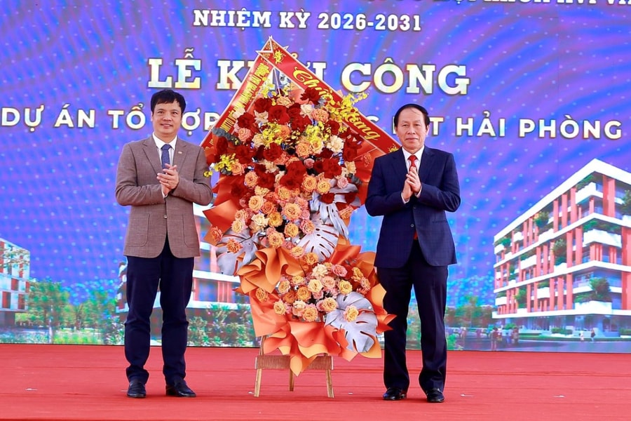 FPT khởi công Dự án Tổ hợp giáo dục quy mô 5.800 học sinh, sinh viên tại Hải Phòng