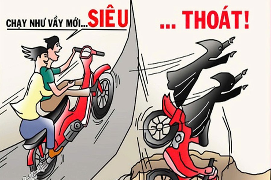 Chạy 'bốc đầu' và... cái kết