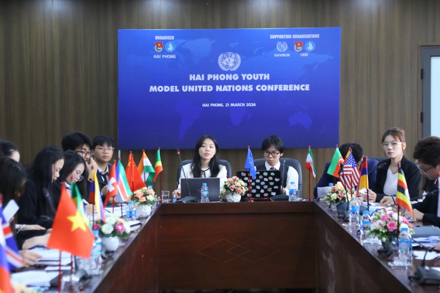 26 sinh viên Hải Phòng tham gia Hội nghị mô phỏng Liên hợp quốc năm 2026