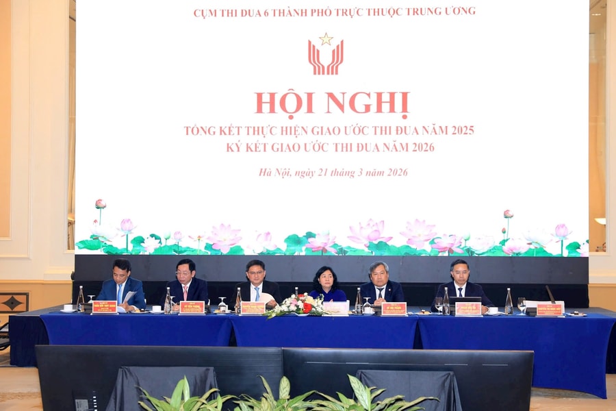 Hải Phòng cùng các thành phố trực thuộc Trung ương ký giao ước thi đua năm 2026