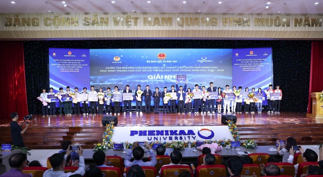 14 dự án giành giải nhất Cuộc thi nghiên cứu khoa học, kỹ thuật cấp quốc gia