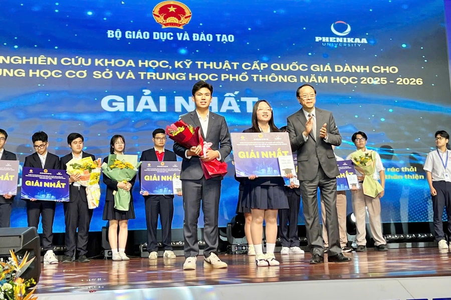 Hải Phòng giành 5 giải Cuộc thi nghiên cứu khoa học, kỹ thuật cấp quốc gia