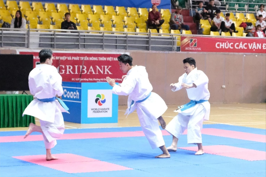 Đội tuyển karate Hải Phòng nỗ lực khẳng định sức mạnh