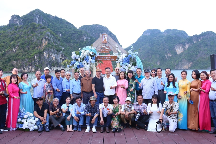 38 văn nghệ sĩ Hải Phòng tham gia trại sáng tác ‘Cát Bà - miền di sản’