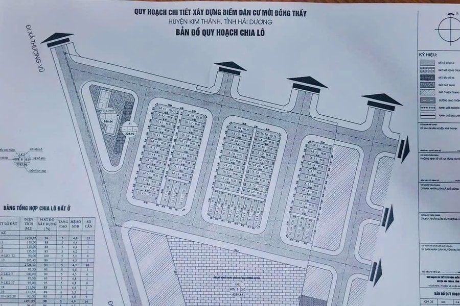 Xã Lai Khê phê duyệt giá khởi điểm đấu giá 14 lô đất điểm dân cư Đồng Thầy
