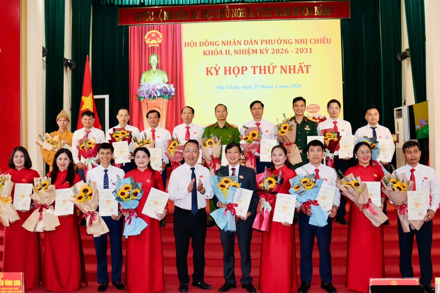 Phường Nhị Chiểu kiện toàn các chức danh lãnh đạo chính quyền địa phương