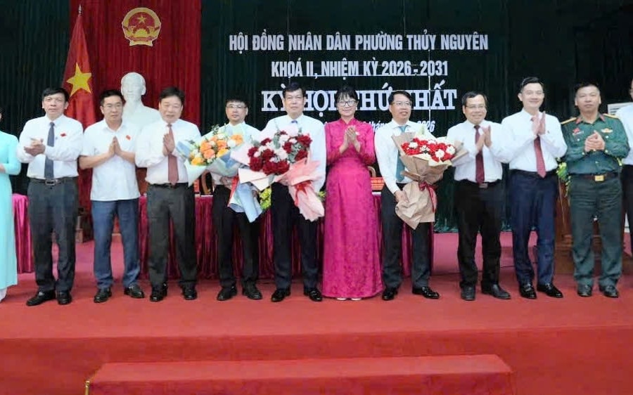 Phường Thủy Nguyên kiện toàn bộ máy chính quyền nhiệm kỳ 2026 - 2031