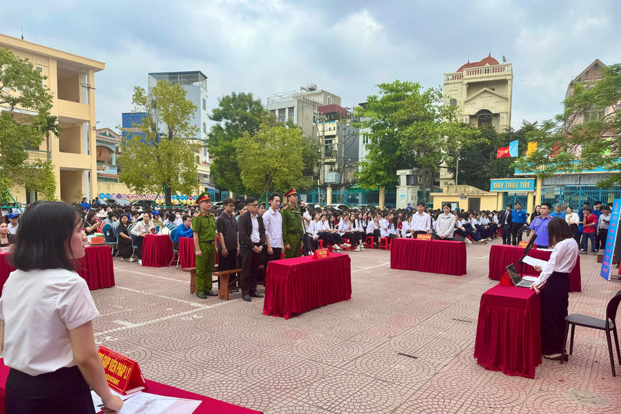 Đoàn viên thanh niên Hải Phòng 'sân khấu hóa' phòng chống ma túy học đường