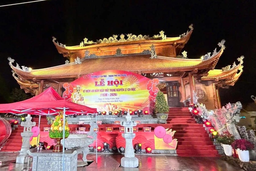 Lễ hội kỷ niệm 488 năm ngày mất Trạng nguyên Lê Ích Mộc diễn ra từ ngày 1 đến 5/4