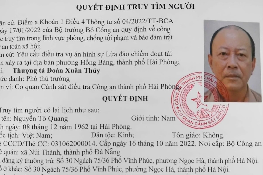 Truy tìm người liên quan hai vụ án lừa đảo, lạm dụng tín nhiệm chiếm đoạt tài sản