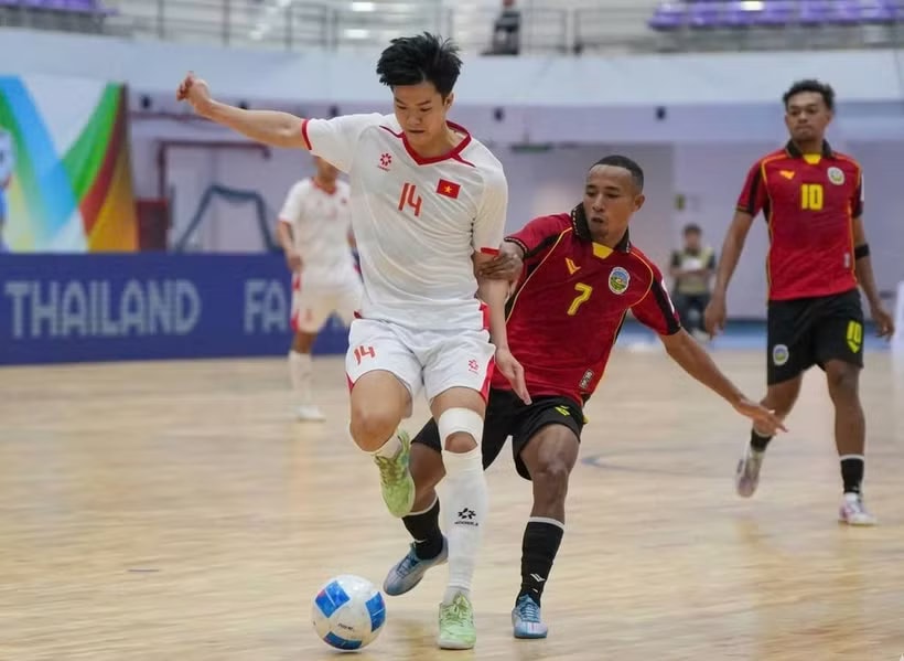 Đội tuyển Việt Nam chắc vé vào bán kết giải Futsal Đông Nam Á