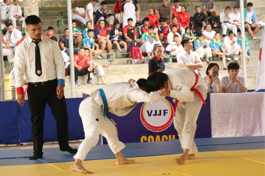Đông đảo vận động viên tranh tài tại Giải vô địch các câu lạc bộ JuJitsu quốc gia 2026