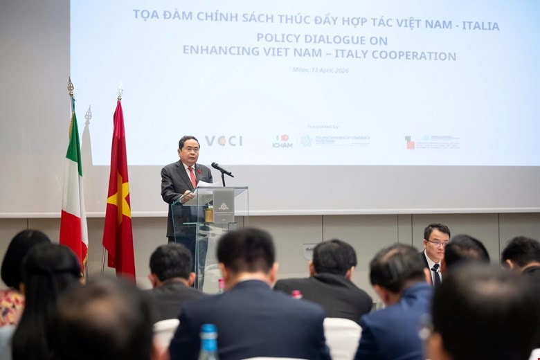 Chủ tịch Quốc hội Trần Thanh Mẫn dự Tọa đàm chính sách thúc đẩy hợp tác Việt Nam - Italy