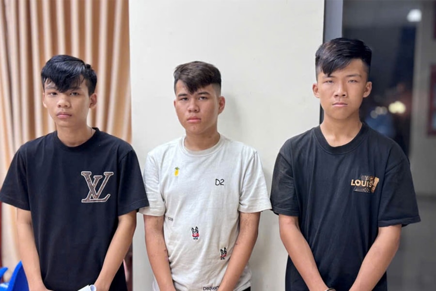 Tạm giữ hình sự nhóm thanh thiếu niên gây ra 3 vụ cướp tài sản