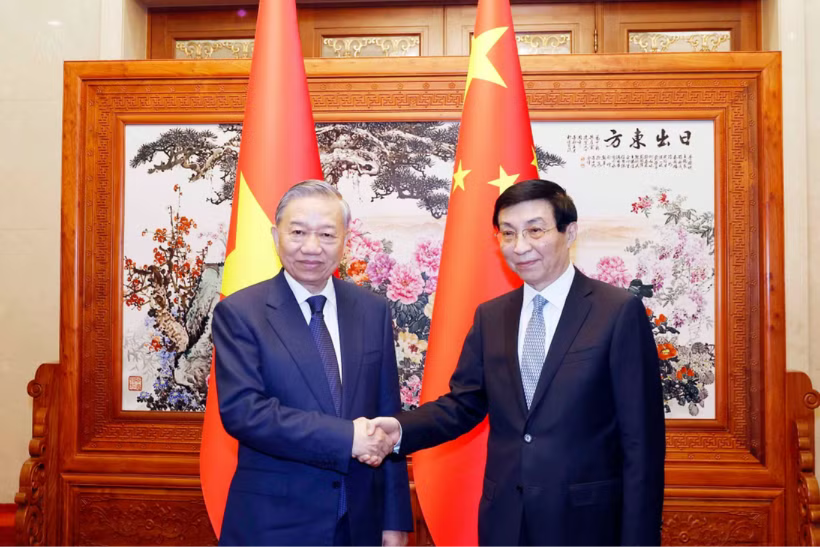 Tổng Bí thư, Chủ tịch nước Tô Lâm hội kiến Chủ tịch Chính hiệp toàn quốc Trung Quốc Vương Hộ Ninh