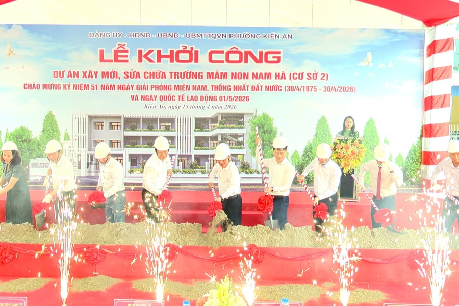 Gần 20 tỷ đồng xây dựng, cải tạo Trường Mầm non Nam Hà (cơ sở 2)