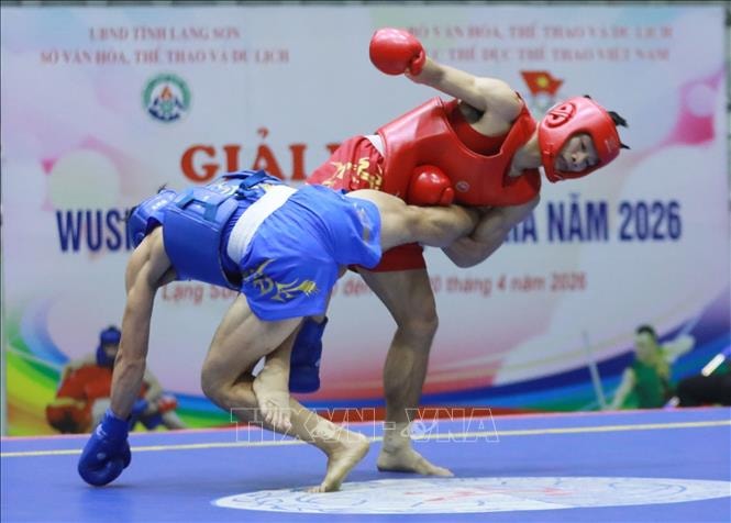 Hà Nội giành giải nhất toàn đoàn Giải vô địch Wushu quốc gia 2026