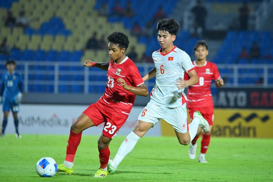 U17 Việt Nam loại chủ nhà U17 Indonesia ở giải U17 Đông Nam Á