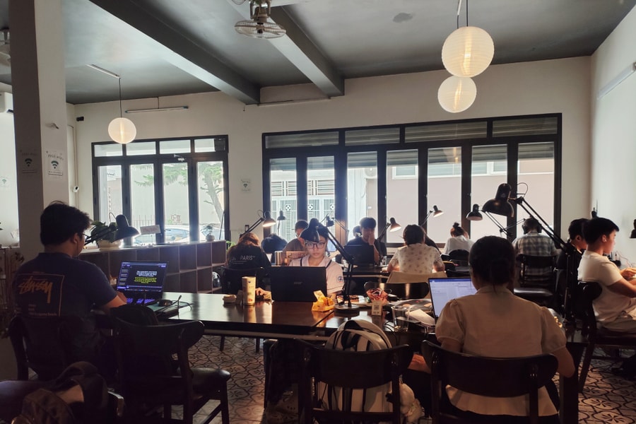 Co-working and study spaces for Hai Phong's youth
