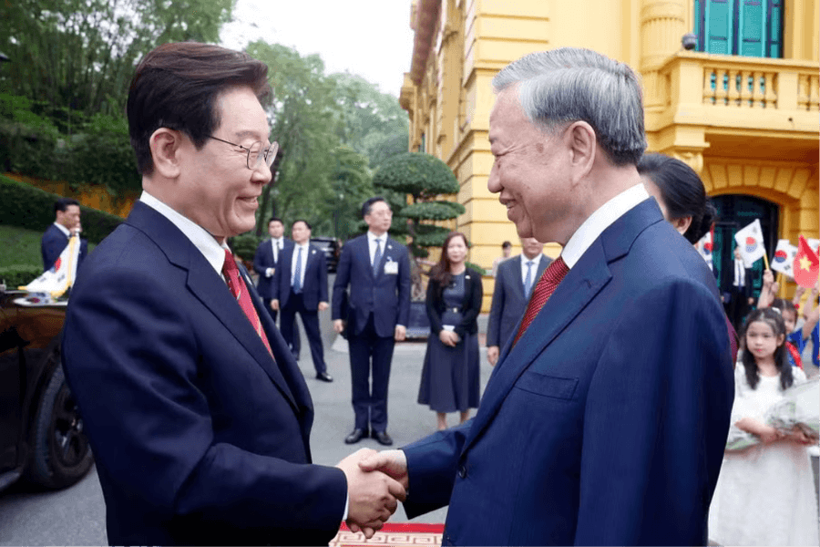 Tổng Bí thư, Chủ tịch nước Tô Lâm chủ trì Lễ đón chính thức Tổng thống Hàn Quốc