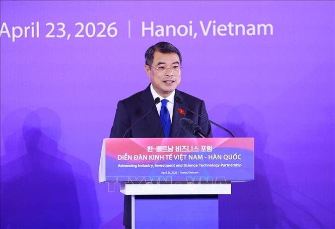 Thủ tướng Lê Minh Hưng và Tổng thống Hàn Quốc dự Diễn đàn kinh tế