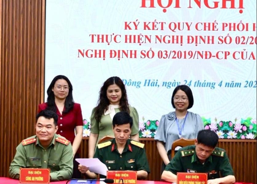 3 lực lượng phối hợp bảo đảm quốc phòng, an ninh phường Đông Hải