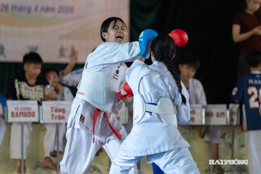 Hơn 200 võ sĩ từ nhiều tỉnh, thành phố tranh tài tại Giải karate xã Nam Thanh Miện mở rộng