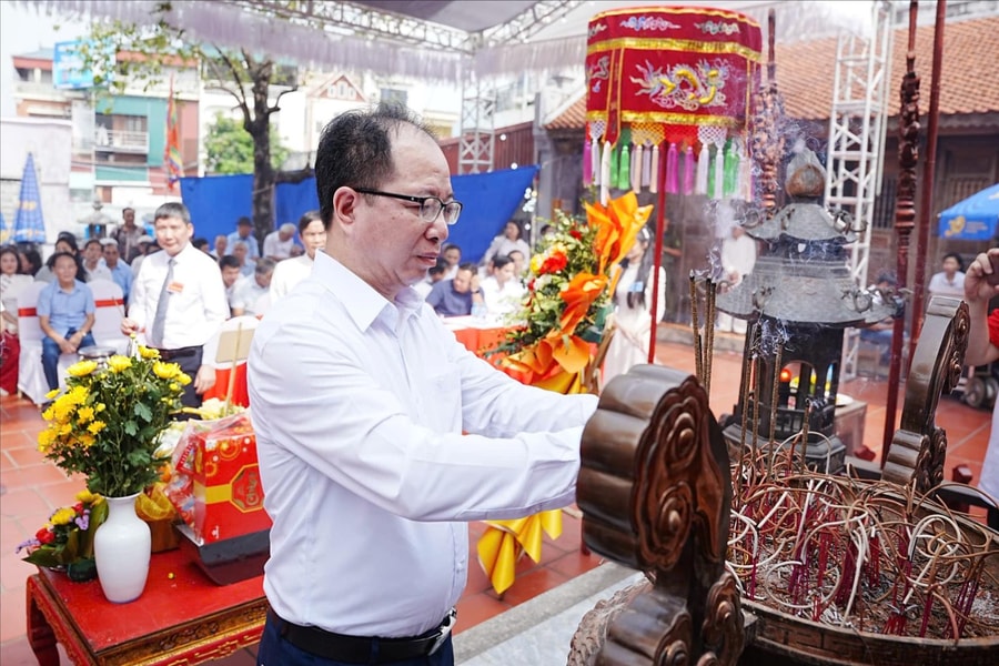 Khai hội đền - đình Sượt, tưởng niệm 554 năm ngày sinh Đại vương Vũ Hựu
