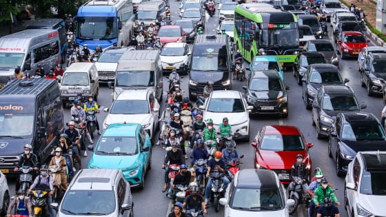 Cửa ngõ Hà Nội ùn tắc ngày cuối nghỉ lễ Giỗ Tổ Hùng Vương
