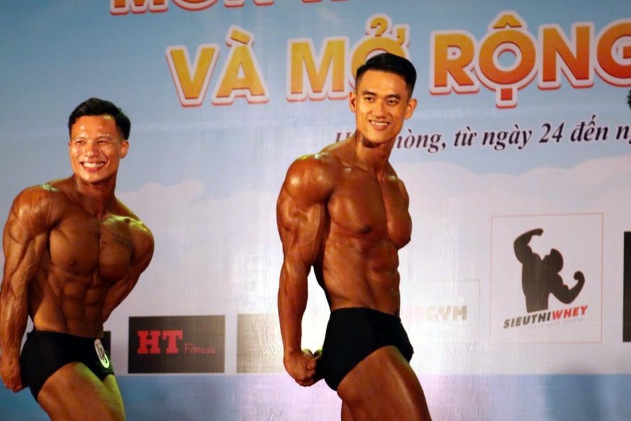 94 lực sĩ tranh tài môn thể hình - fitness Hải Phòng