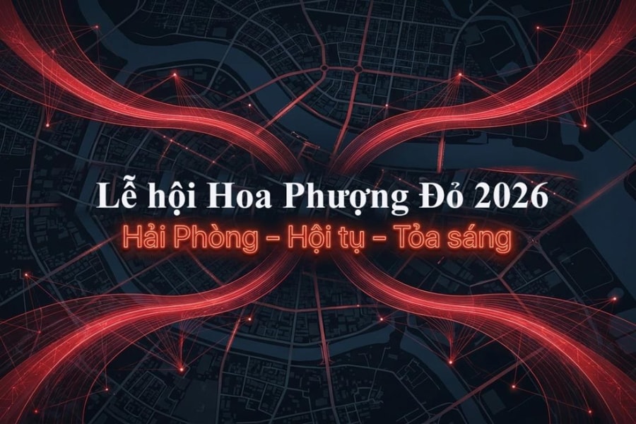 Chuỗi hoạt động về đêm đặc sắc dịp Lễ hội Hoa Phượng Đỏ - Hải Phòng 2026